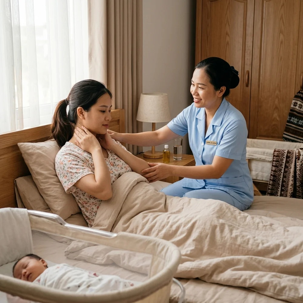 Hướng dẫn chăm sóc mẹ sau sinh tại nhà