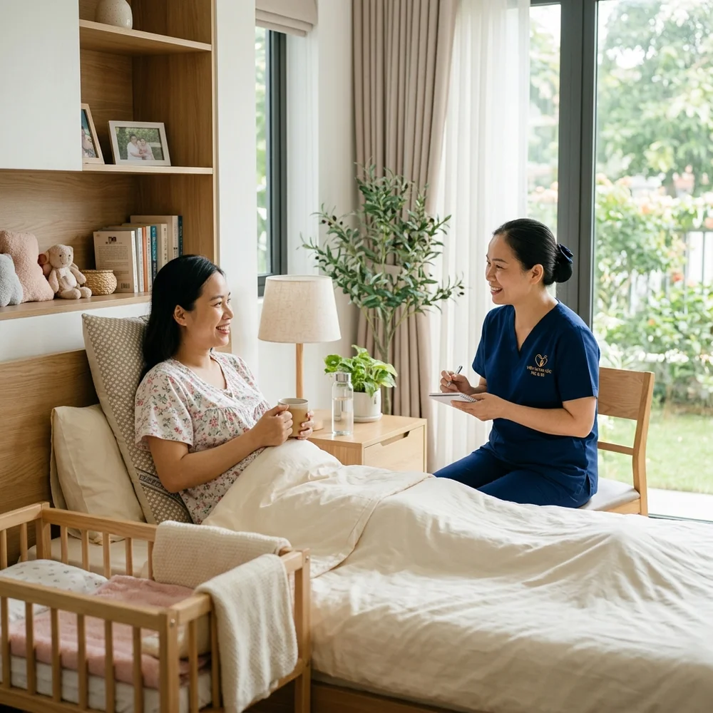 Chăm sóc mẹ sau sinh tại nhà TP.HCM