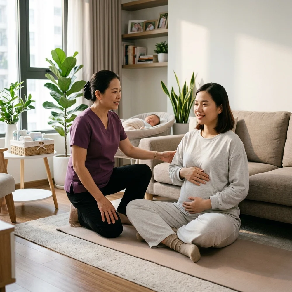 Hướng dẫn chăm sóc vết mổ, vết khâu sau sinh tại nhà