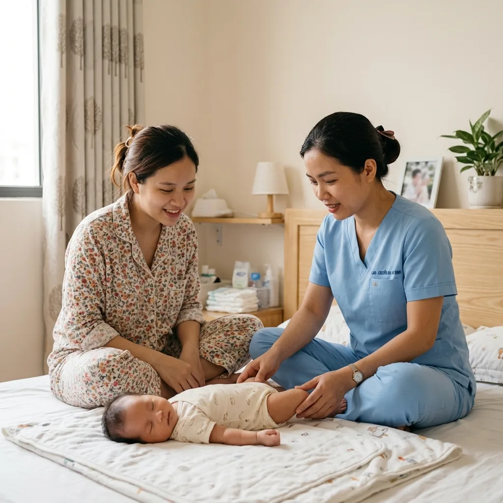 Massage bé và chăm sóc giấc ngủ tại nhà TP.HCM